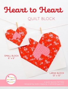 Heart Quilt Pattern Cover