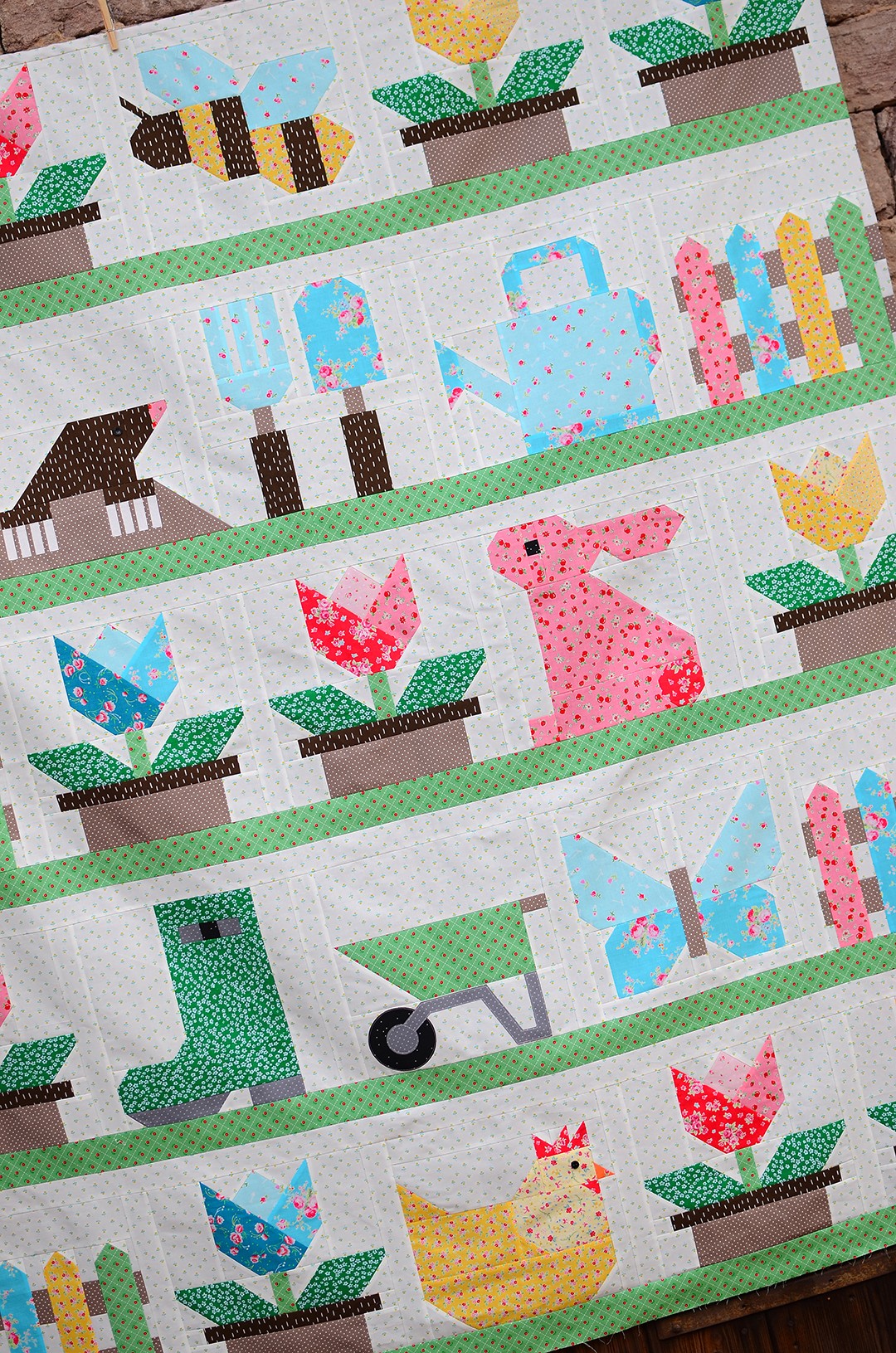 Country Garden Spring quilt pattern