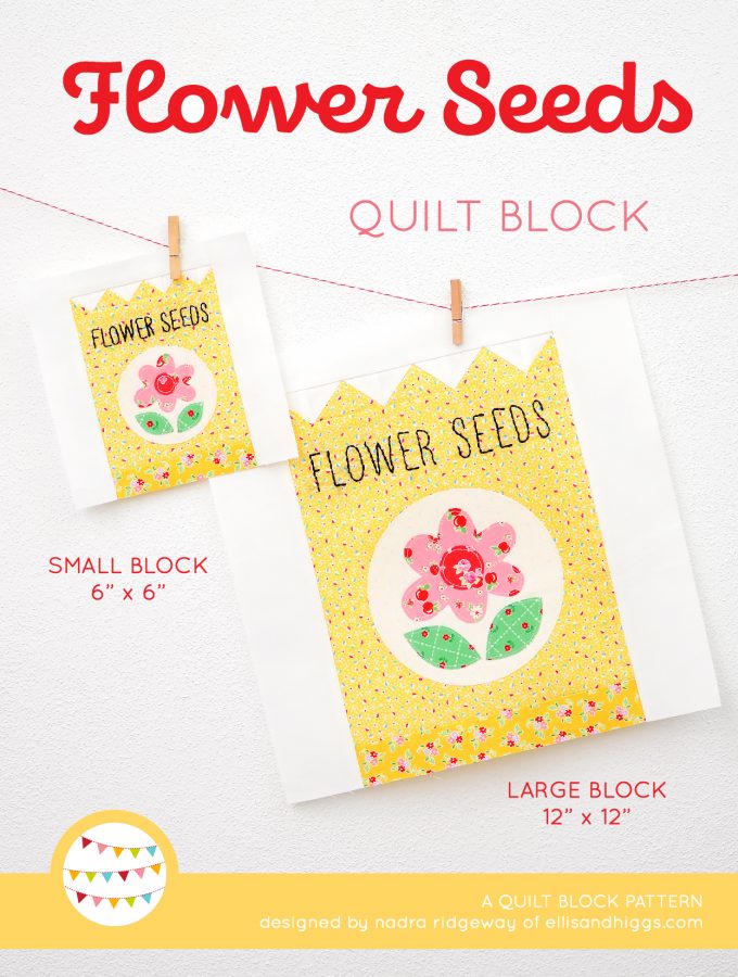 Flower Seeds quilt blocks
