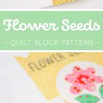 Flower Seeds Quilt Pattern