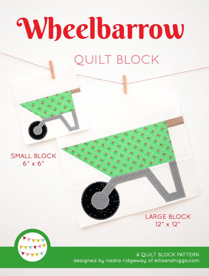 Wheelbarrow quilt blocks