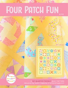 Four Patch Fun Sampler quilt pattern cover