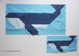 Whale quilt pattern