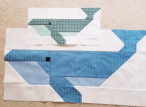 Whale quilt pattern