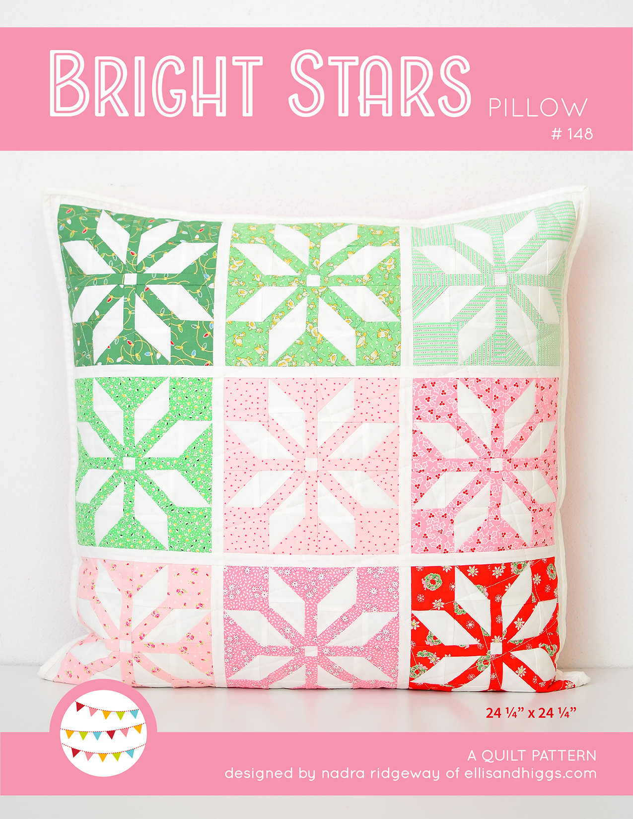 Star quilt pillow