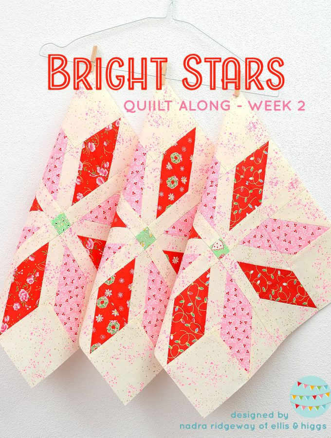 Red star quilt blocks