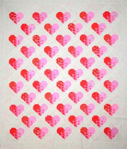 Checkered Heart Quilt Pattern