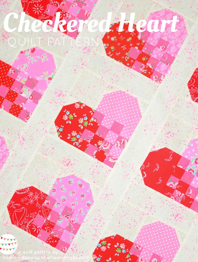 Checkered Heart Quilt Pattern