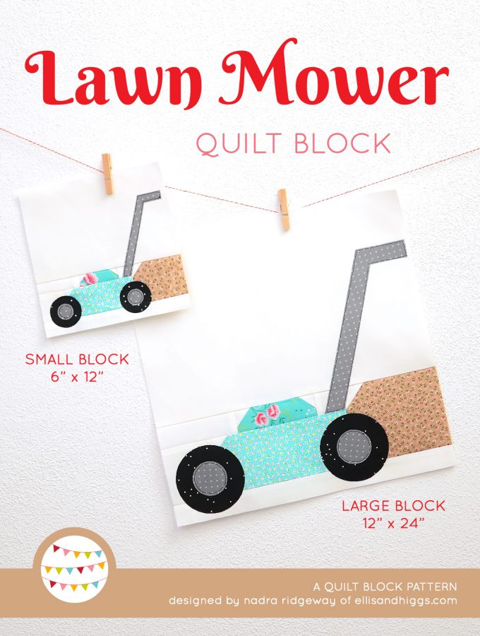 Lawn Mower Quilt Pattern