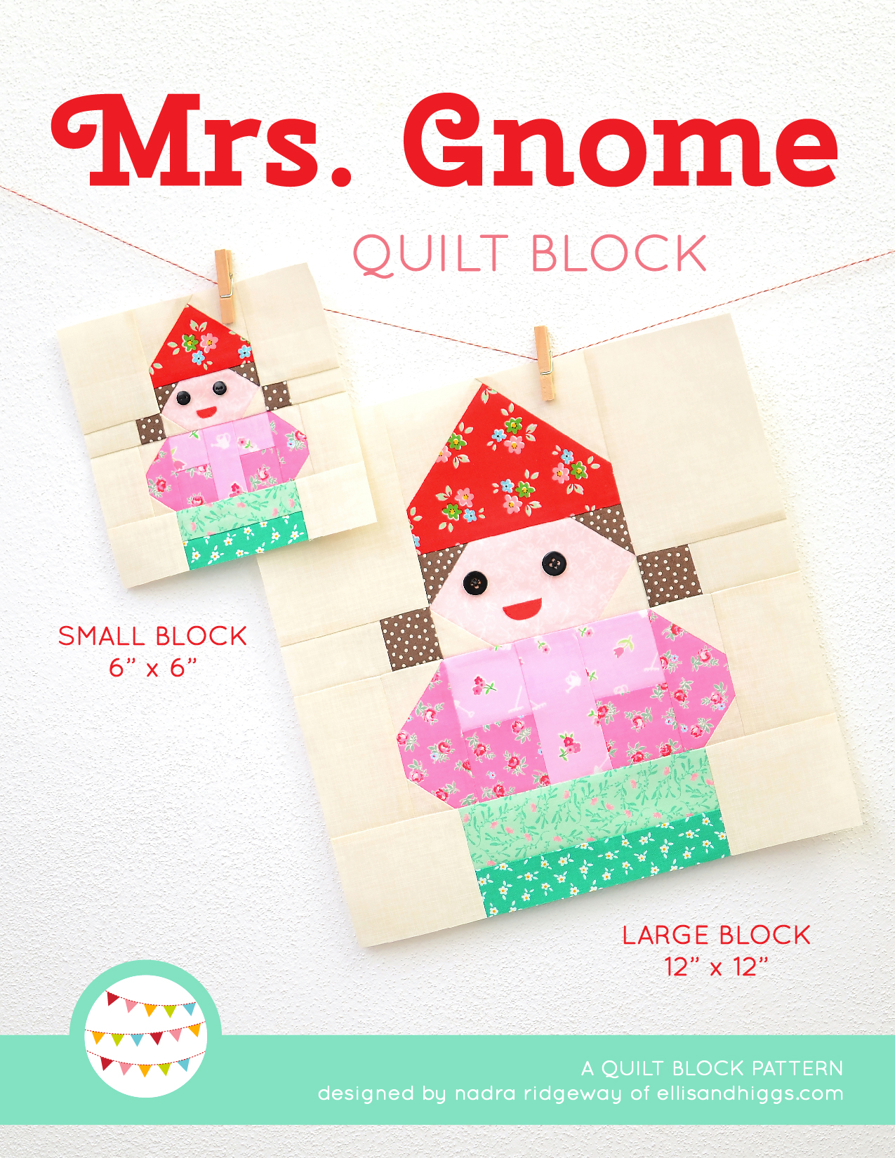 Mrs. Gnome Quilt Pattern