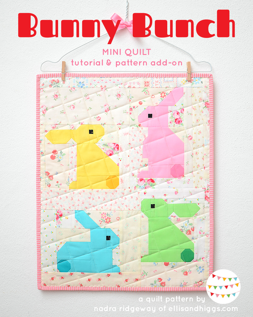 Bunny Easter quilt pattern