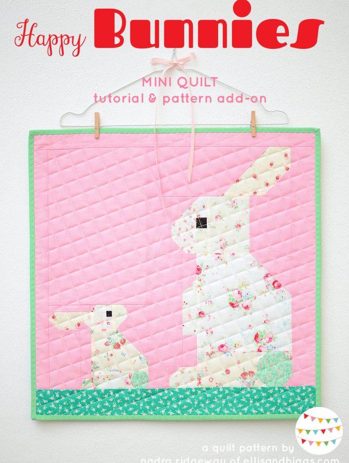 Easter Bunny mini quilt