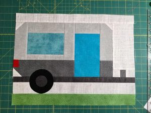 Camper quilt pattern - Camping quilt patterns