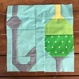 Fishing Tools quilt pattern - Camping quilt patterns