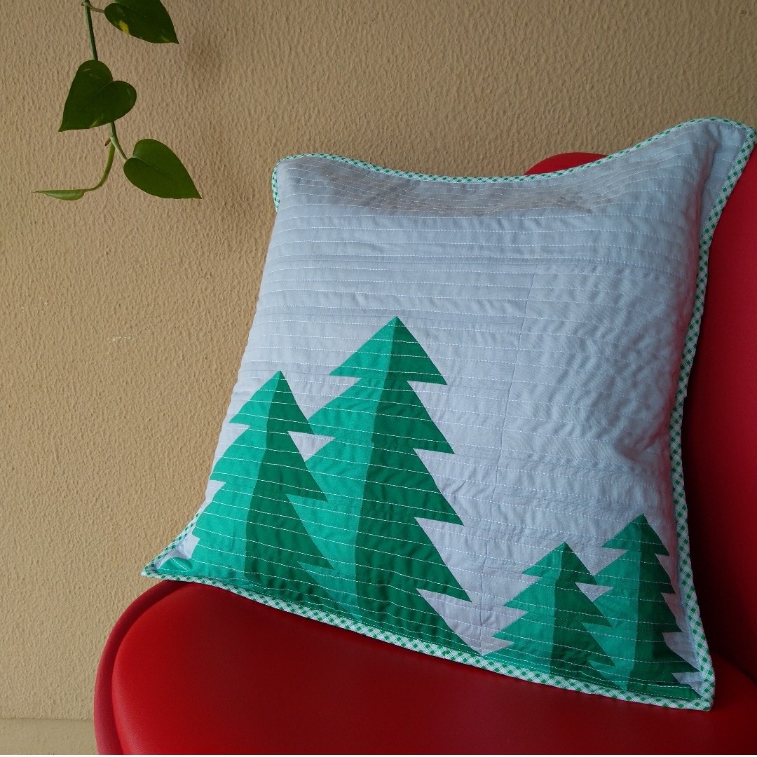 Pine Trees quilt pattern - Camping quilt patterns