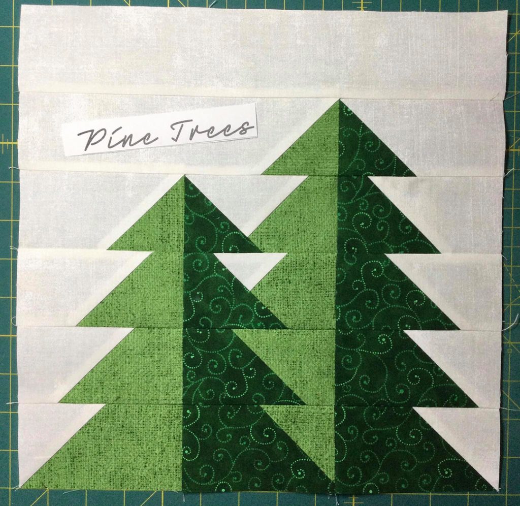 New Summer Quilt Patterns Pine Trees Quilt Pattern ellis & higgs