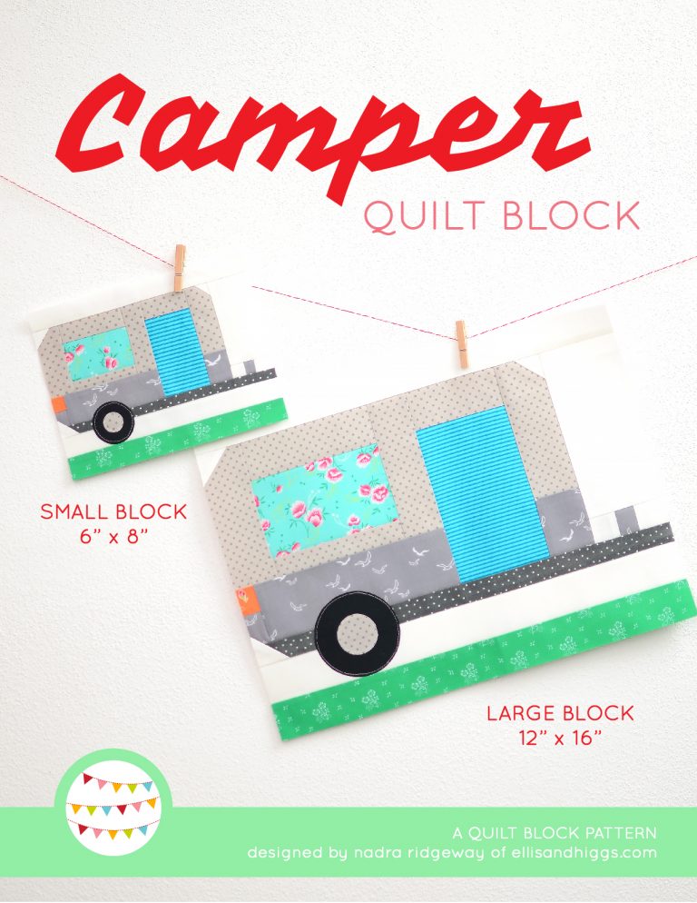New Summer Quilt Patterns Camper Quilt Pattern ellis & higgs