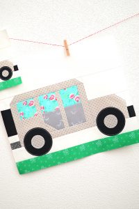 Offroad Car quilt pattern - Camping quilt patterns