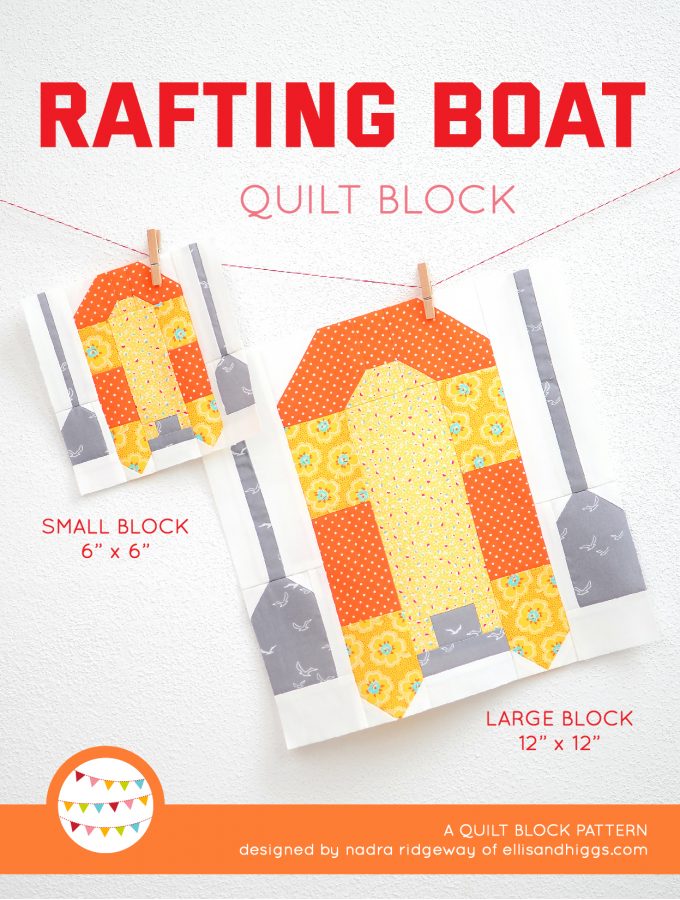 Summer quilt patterns - Rafting Boat quilt pattern