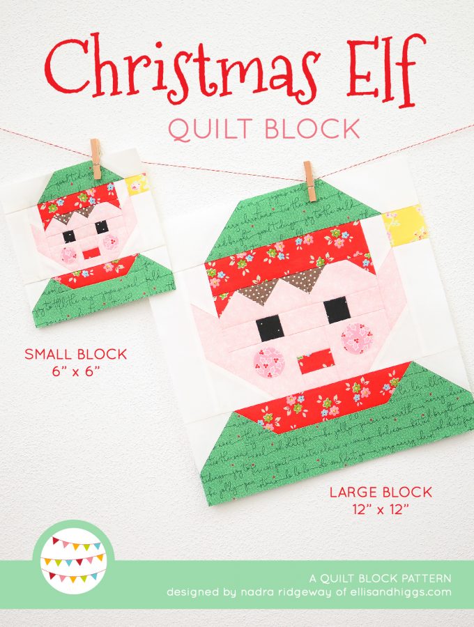 Elf quilt pattern - Christmas quilt pattern