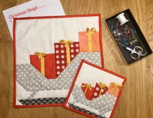Sleigh quilt pattern - Christmas quilt pattern