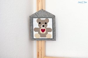 Teddy Bear quilt pattern - Christmas quilt pattern