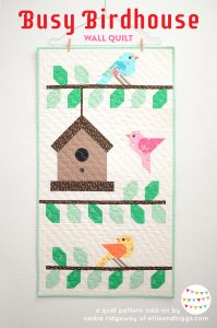 Birdhouse wall quilt quilt by ellis & higgs
