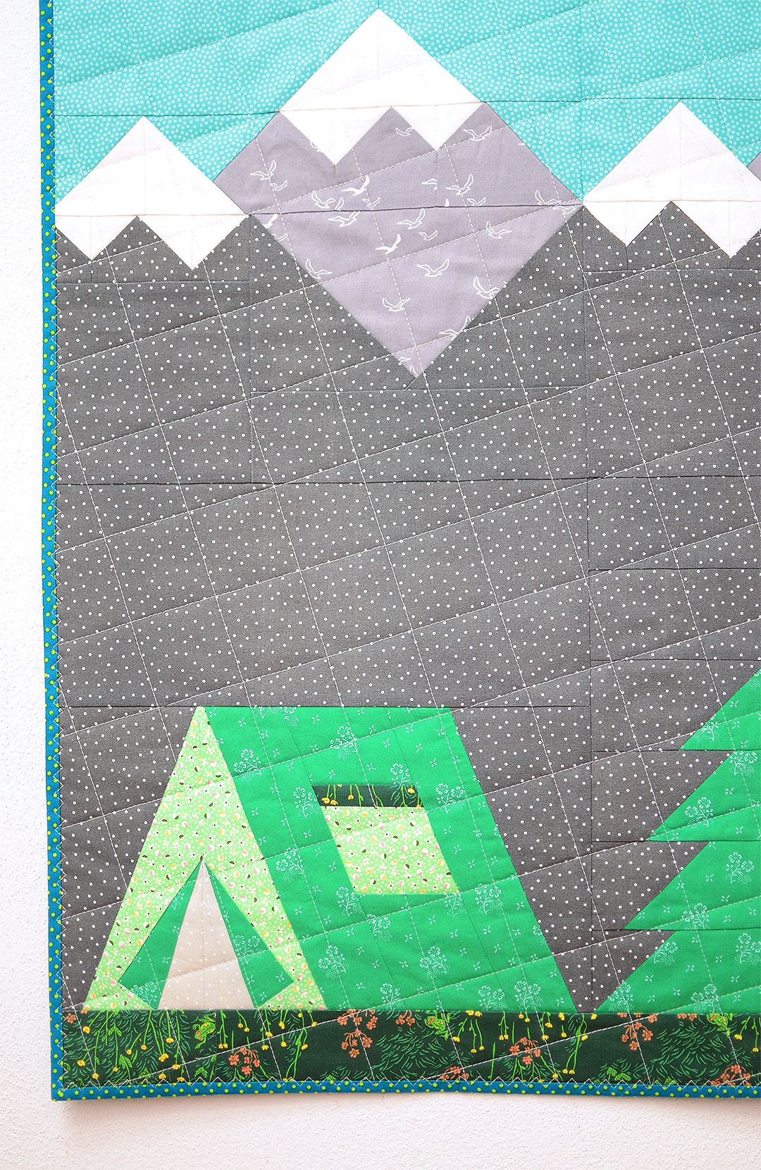 Camping In The Wild wall quilt pattern