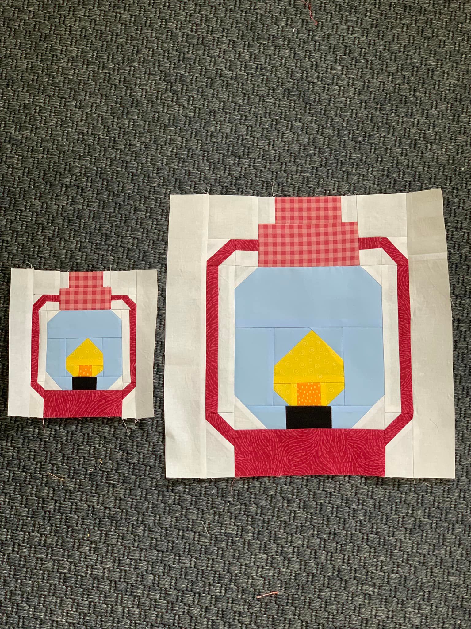 Lantern quilt pattern - Camping quilt patterns