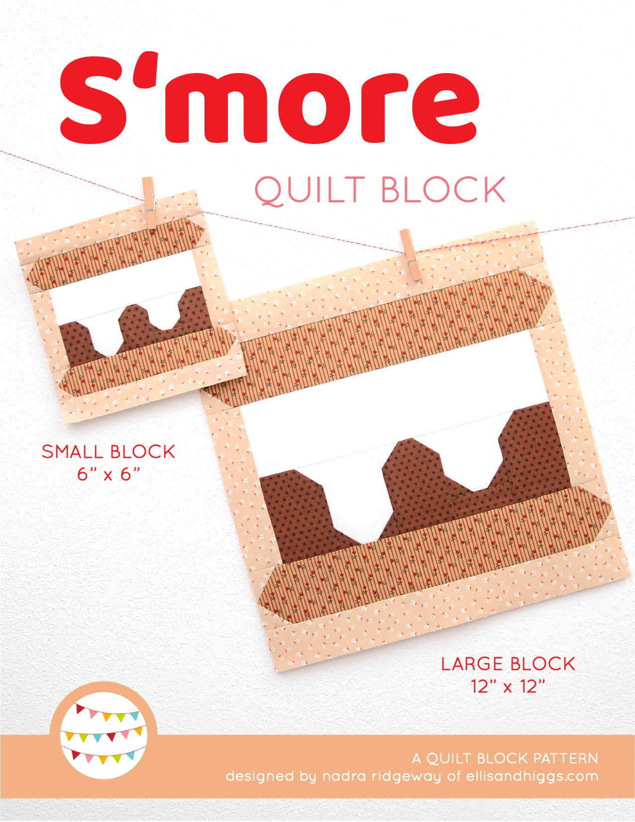 S'more quilt pattern - Camping quilt patterns
