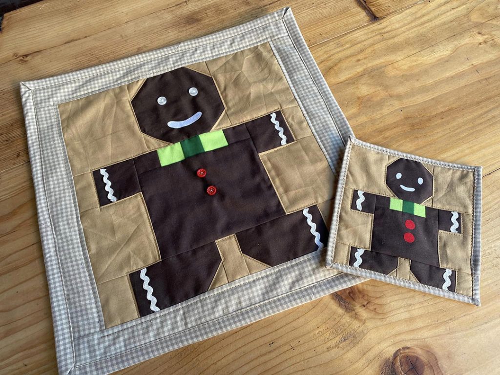 New Christmas Quilt Patterns Gingerbread Man Quilt Pattern ellis & higgs