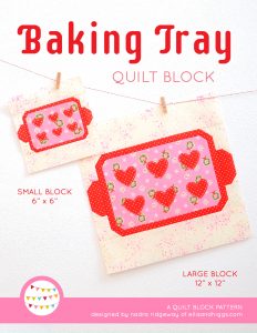 Baking Tray quilt pattern - Christmas quilt pattern