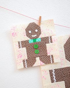 Gingerbread Man quilt pattern - Christmas quilt patterns
