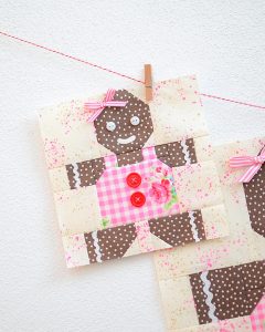 Gingerbread Woman quilt pattern - Christmas quilt patterns