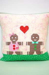 Gingerbread Couple quilt pattern - Christmas quilt patterns