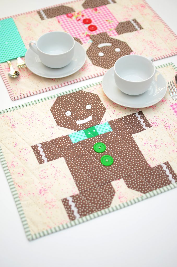 Gingerbread Man Placemat Tutorial & Pattern Addon ellis & higgs