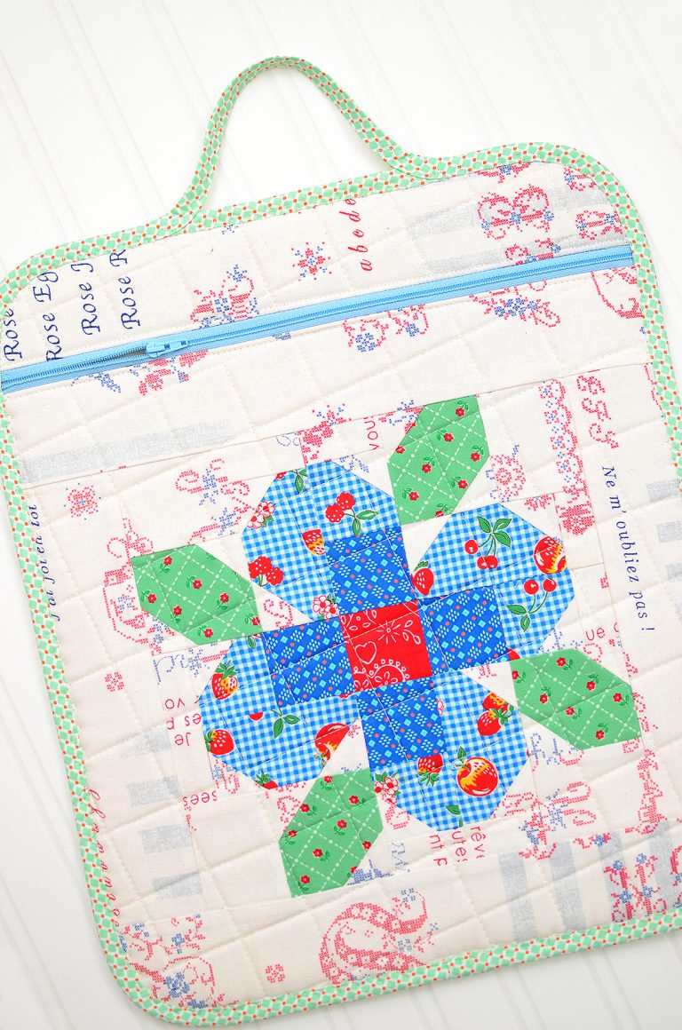 Quilted Project Bag - Tutorial & Pattern Add-on - ellis & higgs