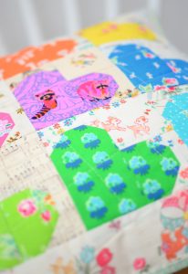 Tiny Hearts Quilted Pillow Tutorial