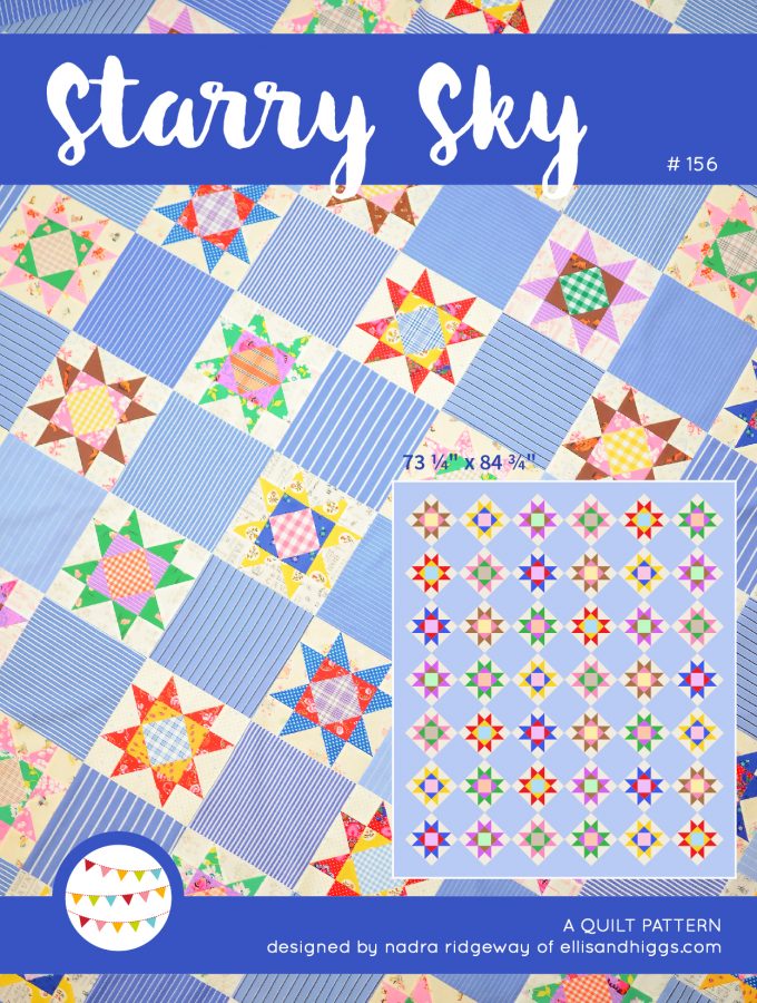Starry Sky quilt pattern - Star Quilt Pattern